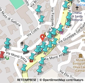 Mappa Via Roma, 07020 Aggius SS, Italia (0.06897)