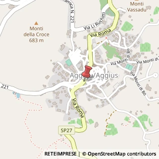 Mappa Via Roma, 38b, 07020 Aggius, Sassari (Sardegna)