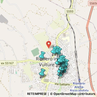 Mappa Via Ventaruolo, 85028 Rionero In Vulture PZ, Italia (0.5495)