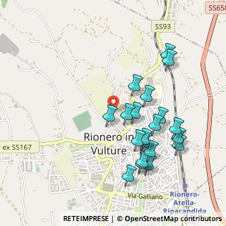 Mappa Via Ventaruolo, 85028 Rionero In Vulture PZ, Italia (0.5295)