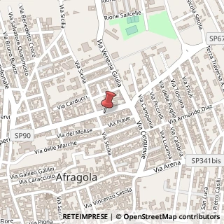 Mappa Via Alcide de Gasperi, 183, 80021 Afragola, Napoli (Campania)