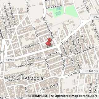 Mappa Via Alcide Degasperi, 152, 80021 Afragola, Napoli (Campania)