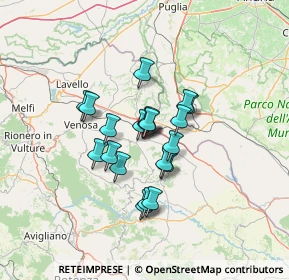 Mappa Piazzale D'Errico, 85026 Palazzo San Gervasio PZ, Italia (10.035)