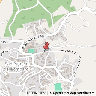 Mappa Via delle Fiamme Gialle, 10, 83054 Sant'Angelo dei Lombardi, Avellino (Campania)