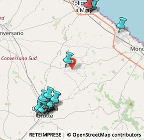 Mappa Contrada Cristo della Cozzana, 70043 Monopoli BA, Italia (5.728)