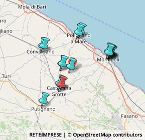 Mappa Contrada Cristo della Cozzana, 70043 Monopoli BA, Italia (6.995)