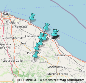 Mappa Contrada Cristo della Cozzana, 70043 Monopoli BA, Italia (8.6025)