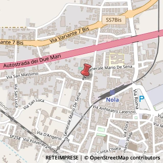 Mappa Via Generale Mario De Sena, 255, 80035 Nola, Napoli (Campania)