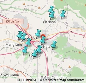 Mappa 80030 Nola NA, Italia (3.65286)