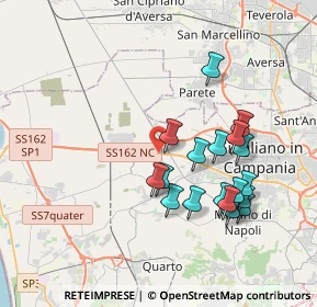Mappa Via Circumvallazione Esterna di Napoli, 80019 Giugliano in Campania NA, Italia (3.86611)
