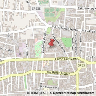 Mappa Via L. Bovio, 8, 80014 Giugliano in Campania, Napoli (Campania)