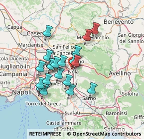 Mappa Via M. De Sena, 80035 Nola NA, Italia (12.123)