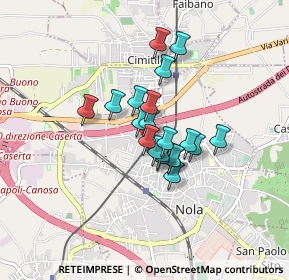 Mappa Via M. De Sena, 80035 Nola NA, Italia (0.5915)