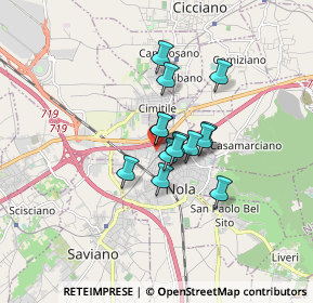 Mappa Via M. De Sena, 80035 Nola NA, Italia (1.11786)