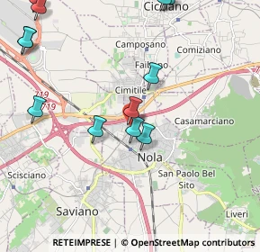 Mappa Via M. De Sena, 80035 Nola NA, Italia (2.69833)