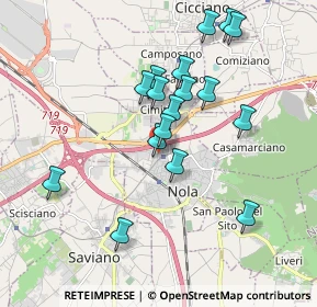 Mappa Via M. De Sena, 80035 Nola NA, Italia (1.85059)