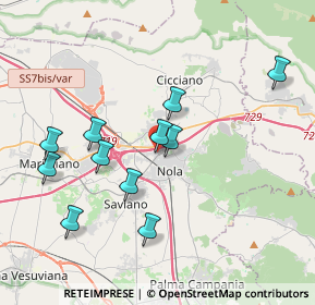 Mappa Via M. De Sena, 80035 Nola NA, Italia (3.97091)