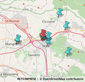 Mappa Via M. De Sena, 80035 Nola NA, Italia (2.70909)