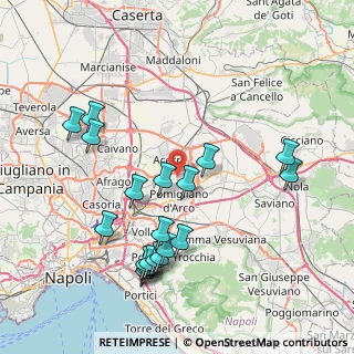 Mappa SP Pomigliano - Acerra, 80011 Fiat Spa Ed , Italia (9.255)