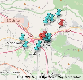 Mappa Via San Massimo, 80035 Nola NA, Italia (2.54667)