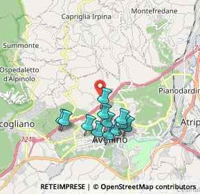 Mappa Contrada Sant'Eustachio Pennini, 83100 Avellino AV, Italia (1.7175)