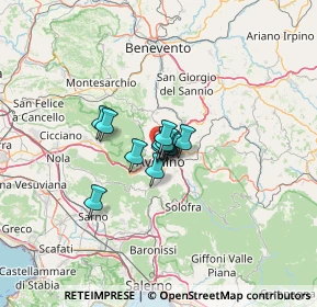 Mappa Contrada Sant'Eustachio Pennini, 83100 Avellino AV, Italia (6.25417)