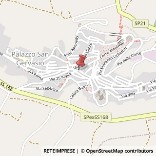 Mappa Via Vittorio Veneto, 2, 85026 Palazzo San Gervasio, Potenza (Basilicata)