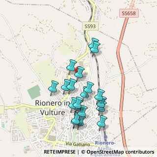 Mappa Via Pesaro, 85028 Rionero In Vulture PZ, Italia (0.482)