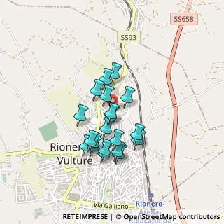 Mappa Via Pesaro, 85028 Rionero In Vulture PZ, Italia (0.371)