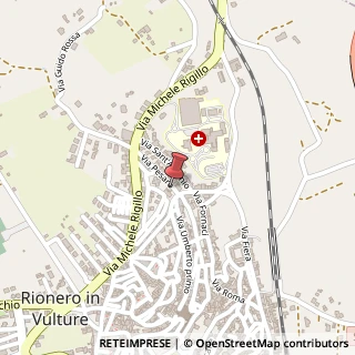 Mappa Via Pesaro, 3, 85028 Rionero in Vulture, Potenza (Basilicata)