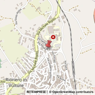 Mappa Via Pesaro, 10, 85028 Rionero in Vulture, Potenza (Basilicata)