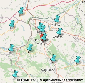 Mappa Via San Antonio, 85028 Rionero In Vulture PZ, Italia (17.54077)