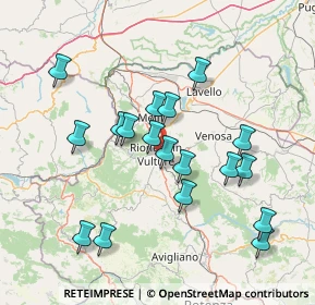 Mappa Via San Antonio, 85028 Rionero In Vulture PZ, Italia (15.49389)