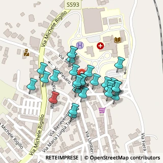 Mappa Via San Antonio, 85028 Rionero In Vulture PZ, Italia (0.08148)