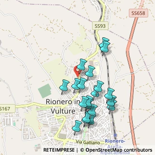 Mappa Via Massimo Pallottino, 85028 Rionero In Vulture PZ, Italia (0.509)