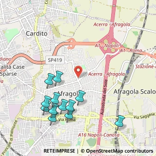 Mappa Via Cinquevie II Traversa, 80021 Afragola NA, Italia (1.28)