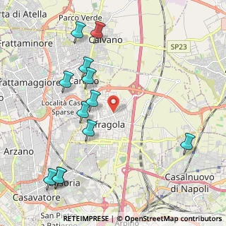 Mappa Via Cinquevie II Traversa, 80021 Afragola NA, Italia (2.58833)