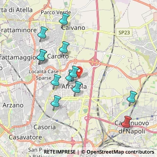 Mappa Via Cinquevie II Traversa, 80021 Afragola NA, Italia (2.21333)