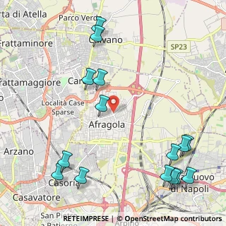 Mappa Via Cinquevie II Traversa, 80021 Afragola NA, Italia (3.02067)