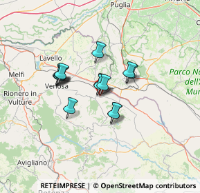 Mappa Via Console Marcello, 85026 Palazzo San Gervasio PZ, Italia (9.98786)