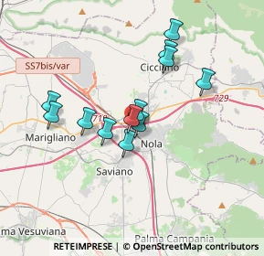 Mappa Via S. Luca, 80035 Nola NA, Italia (3.15333)