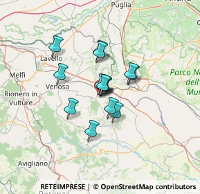 Mappa Via Sebenico, 85026 Palazzo San Gervasio PZ, Italia (9.01071)