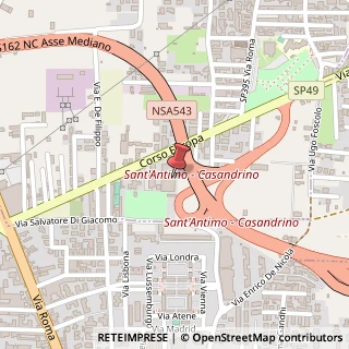 Mappa Corso Europa, 49 bis, 80029 Sant'Antimo, Napoli (Campania)