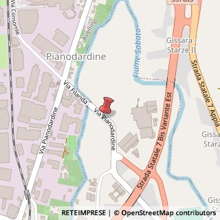 Mappa Via Pianodardine, 71, 83042 Atripalda, Avellino (Campania)