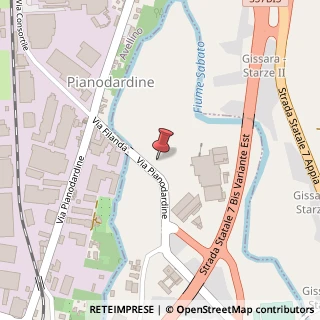 Mappa Via Pianodardine, 130, 83042 Atripalda, Avellino (Campania)