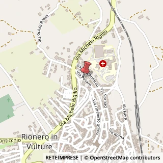 Mappa Via Pesaro, 36, 85028 Rionero in Vulture, Potenza (Basilicata)