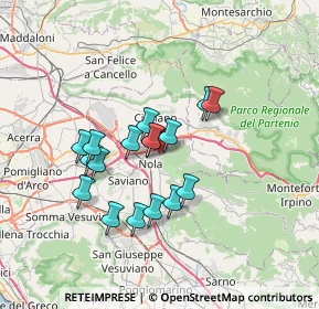Mappa Piazzetta Giacomo Leopardi, 80032 Casamarciano NA, Italia (6.07)