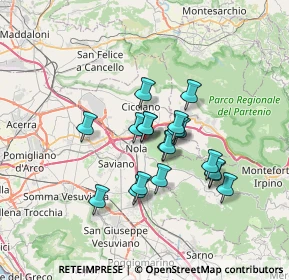 Mappa Piazzetta Giacomo Leopardi, 80032 Casamarciano NA, Italia (5.64421)