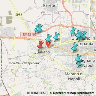 Mappa Via Pozzolaniello, 80019 Qualiano NA, Italia (2.20583)