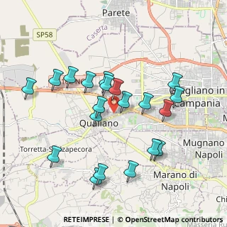 Mappa Via Pozzolaniello, 80019 Qualiano NA, Italia (1.9915)